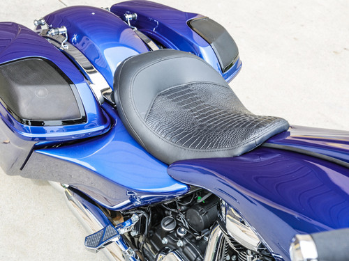 Bad Dad Solo Bagger Seats with Passenger Pad | RotationWheels.com