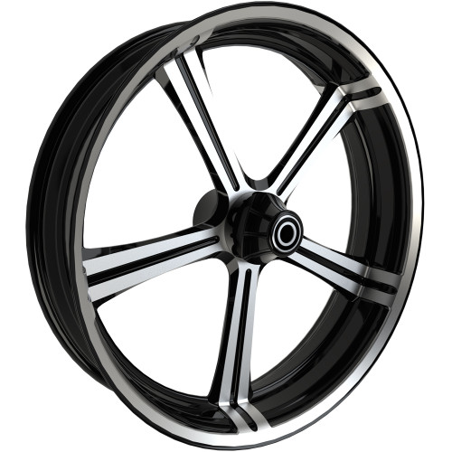 SMT Machining OG4 Anarchy Black Cut Harley Wheel | rotationwheels.com