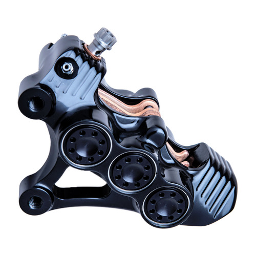 American Suspension 6 Piston Monoblock Midnight Brake Caliper 08+ FLH/FLT American Suspension 6 Piston Monoblock Midnight Brake Caliper 08+ FLH/FLT