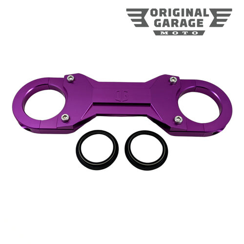 Original Garage Moto Speed 49mm Fork Brace Purple Original Garage Moto Speed 49mm Fork Brace Purple