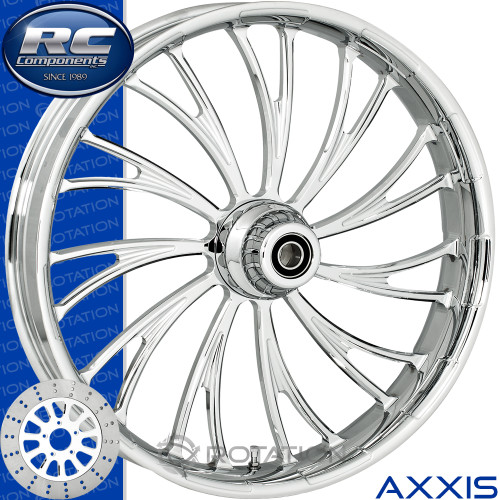 RC Components Axxis Chrome Metric Cruiser Wheel