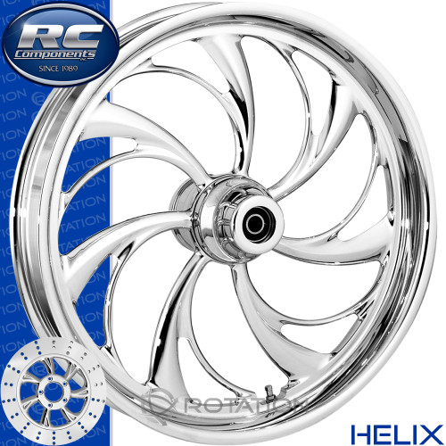 RC Components Helix Chrome Metric Cruiser Wheel