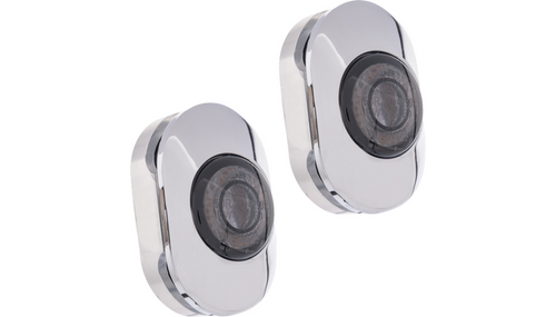 Kodlin Sleek LED Chrome Antenna Grommets 2006+ Harley Touring Kodlin Sleek LED Chrome Antenna Grommets 2006+ Harley Touring