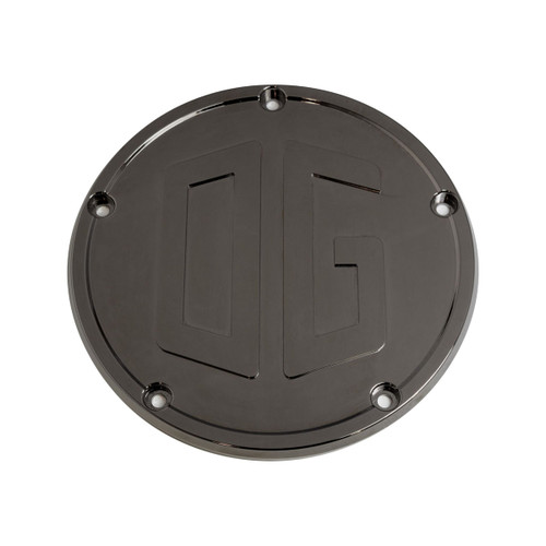 Original Garage Moto M8 Bagger Derby Cover Black Chrome