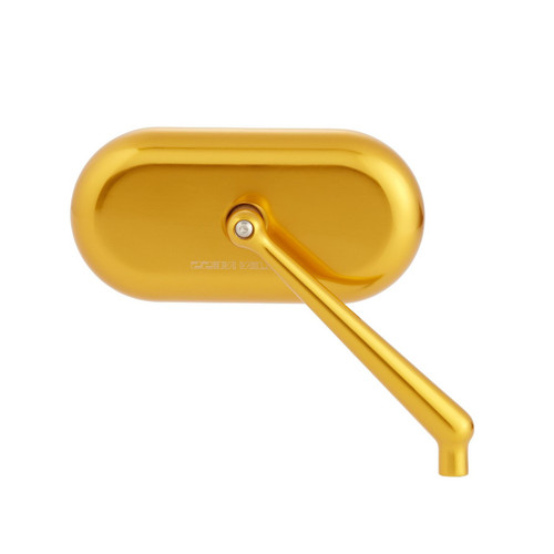 ハーレー用　ARLEN NESS ゴールドミラー Arlen Ness Oval Rightside Mirror Orange Harley | rotationwheels.com