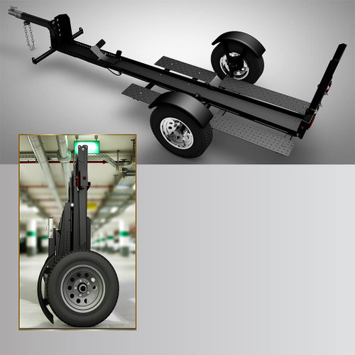 Stinger Single Motorcycle Folding Trailer | RotationWheels.com