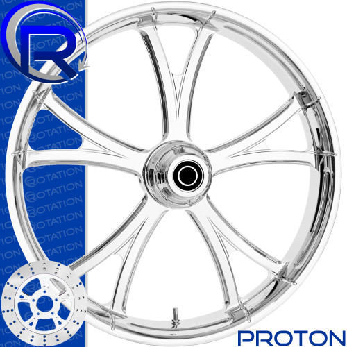Rotation Proton Chrome Softail Dyna VRod Sportster Wheel Rotation Proton Chrome Softail Dyna VRod Sportster Wheel