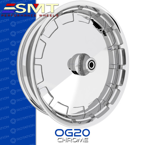 SMT Machining OG20 Chrome Custom Motorcycle Wheel SMT Machining OG20 Chrome Custom Motorcycle Wheel