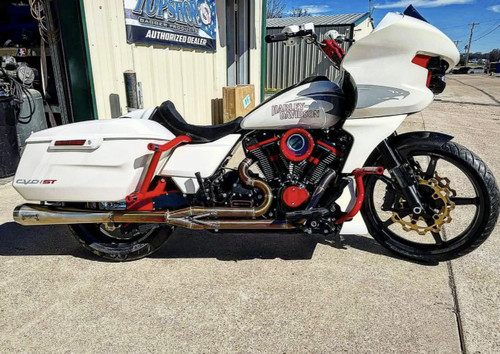 Graffeo 2-in-1 Extended Phantom Exhausts for Harley - Stainless Steel