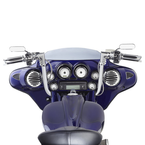 Arlen Ness Deep Cut Comfort Series Grips Chrome Harley