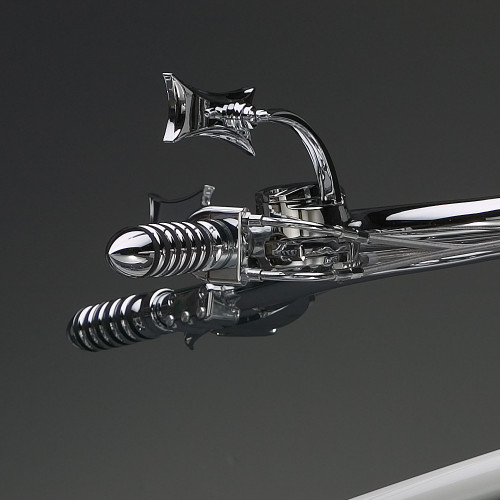 Arlen Ness Four Point Micro Mirror Chrome Harley | rotationwheels.com