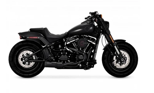 Vance & Hines HD Softail Fat Bob 18-22 Hi-Output 2-1 Black PCX Full System Exhaust