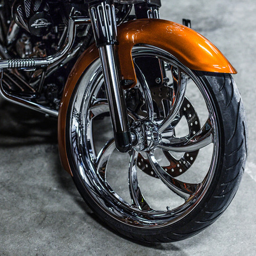 Xf290665-B Painted Black 23 Wrap Front Fender Fit For Harley Touring Road King Road Glide Xf290665-B Painted Black 23 Wrap Front Fender Fit For Harley Touring Road King Road Glide