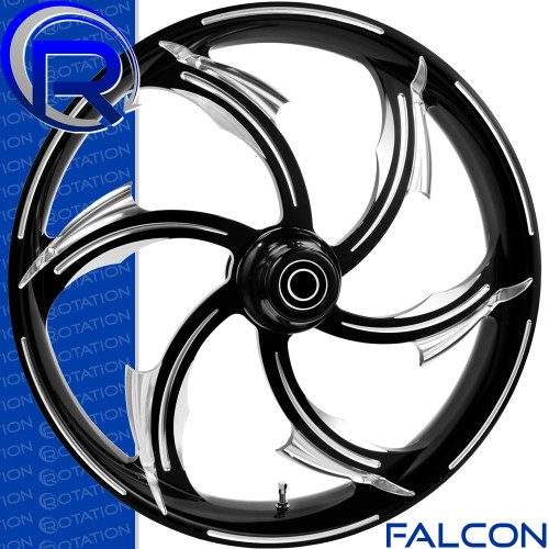 Rotation Falcon Darkside Custom Motorcycle Wheel