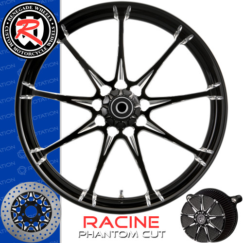 Renegade Wheels Racine Chrome Custom Motorcycle Wheel