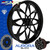 SMT Machining  Aurora Gloss Black Custom Motorcycle Wheel