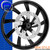 Rotation Juno Black Wheel with OEM / Stock Brake Rotors