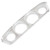 Arlen Ness Beveled Inner Fairing Gauge Trim Chrome Arlen Ness Beveled Inner Fairing Gauge Trim Chrome