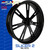SMT Machining OG10 Slicer 2 Gloss Black Custom Motorcycle Wheel Package SMT Machining OG10 Slicer 2 Gloss Black Custom Motorcycle Wheel Package
