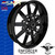 SMT Machining OG17 Gloss Black Wheel with Lyndall Enforcer Brake Rotor SMT Machining OG17 Gloss Black Wheel with Lyndall Enforcer Brake Rotor