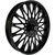 SMT Machining Gasser 3D Gloss Black Custom Motorcycle Wheel