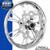RC Components Kingpin Chrome Wheel with Lyndall Enforcer Brake Rotors