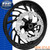 RC Components Thrust Black Wheel with OEM Style Brake Rotors RC Components Thrust Black Wheel with OEM Style Brake Rotors