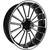 SMT Machining OG22 Black Cut Custom Motorcycle Wheel