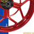 Arlen Ness Speed 5 Red Motorcycle Wheel Arlen Ness Speed 5 Red Motorcycle Wheel