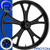 Rotation Proton Black Softail Dyna VRod Sportster Wheel Rotation Proton Black Softail Dyna VRod Sportster Wheel