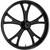 Rotation Proton Gloss Black Custom Motorcycle Wheel Rotation Proton Gloss Black Custom Motorcycle Wheel