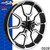 SMT Machining OG28 Black Cut Custom Motorcycle Wheel