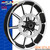 SMT Machining OG28 Black Cut Custom Motorcycle Wheel