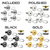 Rotation Brake Rotor Hardware
