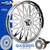 SMT Machining  Gasser Chrome Custom Motorcycle Wheel