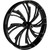 SMT Machining  Guinzu Black Cut Custom Motorcycle Wheel SMT Machining  Guinzu Black Cut Custom Motorcycle Wheel