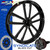 SMT Machining  Syndicate Black Cut Custom Motorcycle Wheel SMT Machining  Syndicate Black Cut Custom Motorcycle Wheel