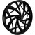 SMT Machining  Astro Black Custom Motorcycle Wheel SMT Machining  Astro Black Custom Motorcycle Wheel