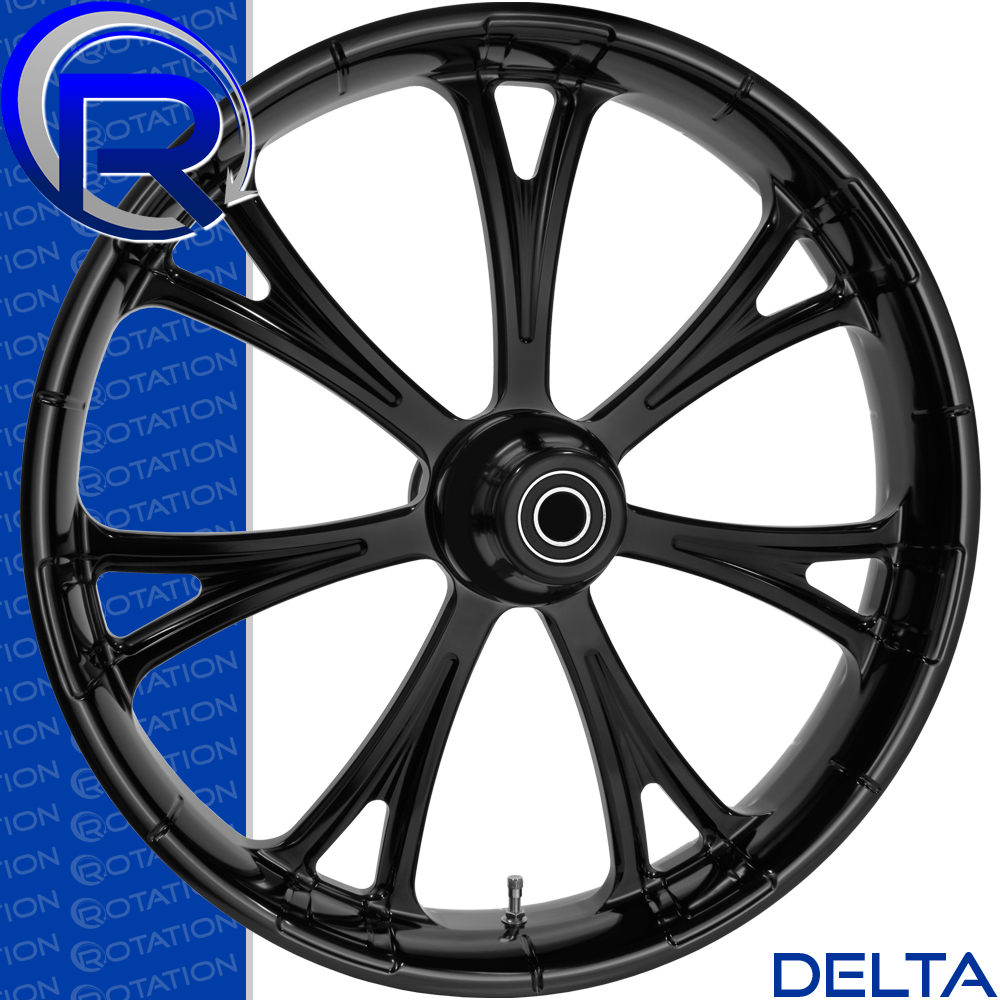 Rotation Delta Gloss Black Touring Wheel