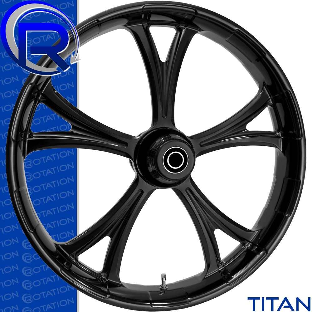 Rotation Titan Gloss Black Touring Wheel