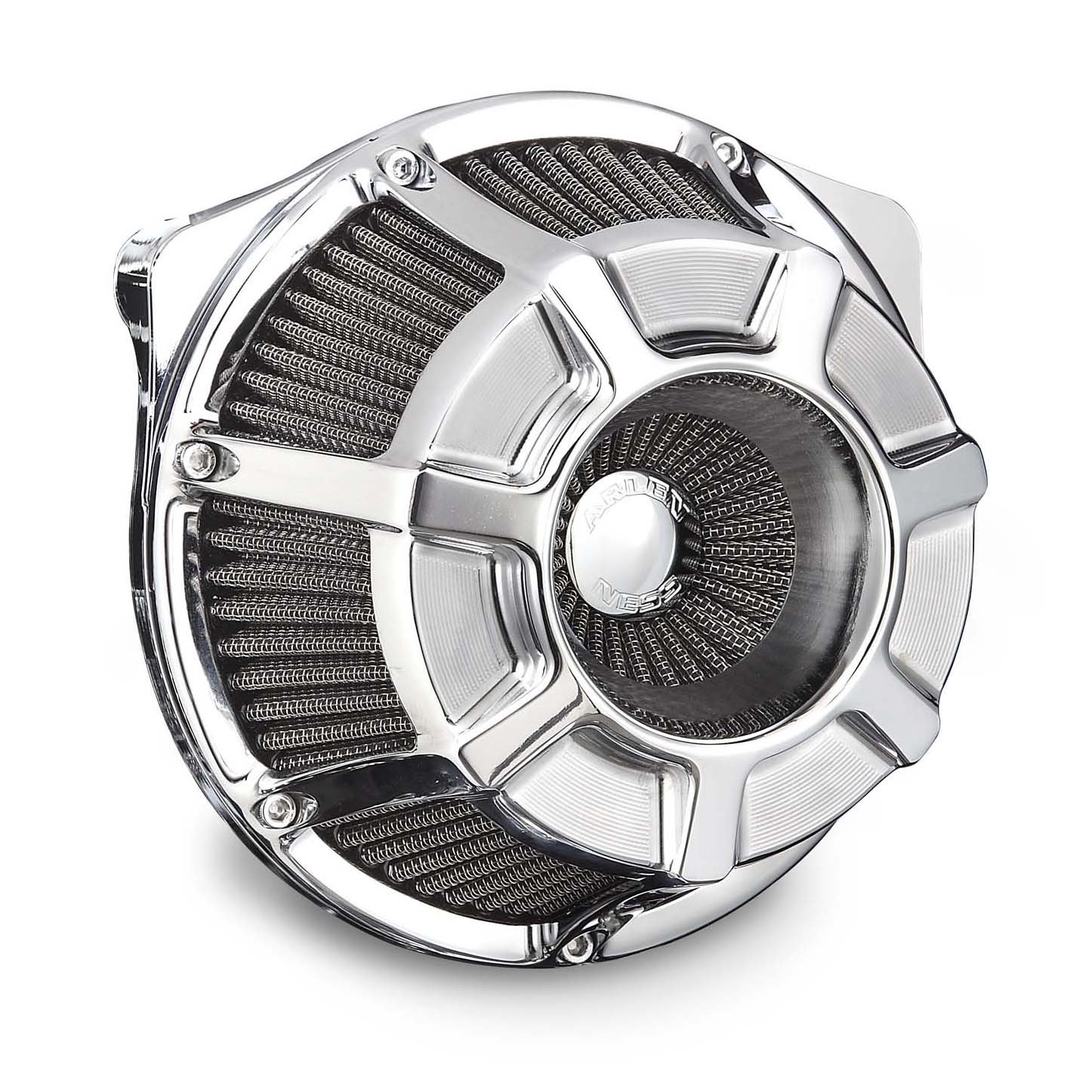 Arlen Ness Beveled Inverted Big Sucker Air Cleaner Chrome