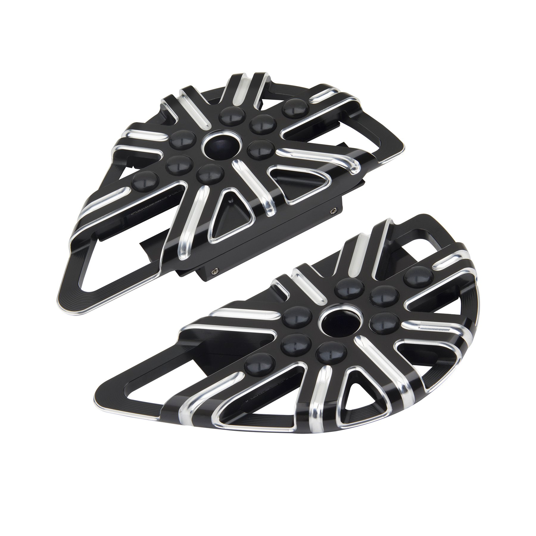 Arlen Ness 10 Gauge Passenger Floorboards Black