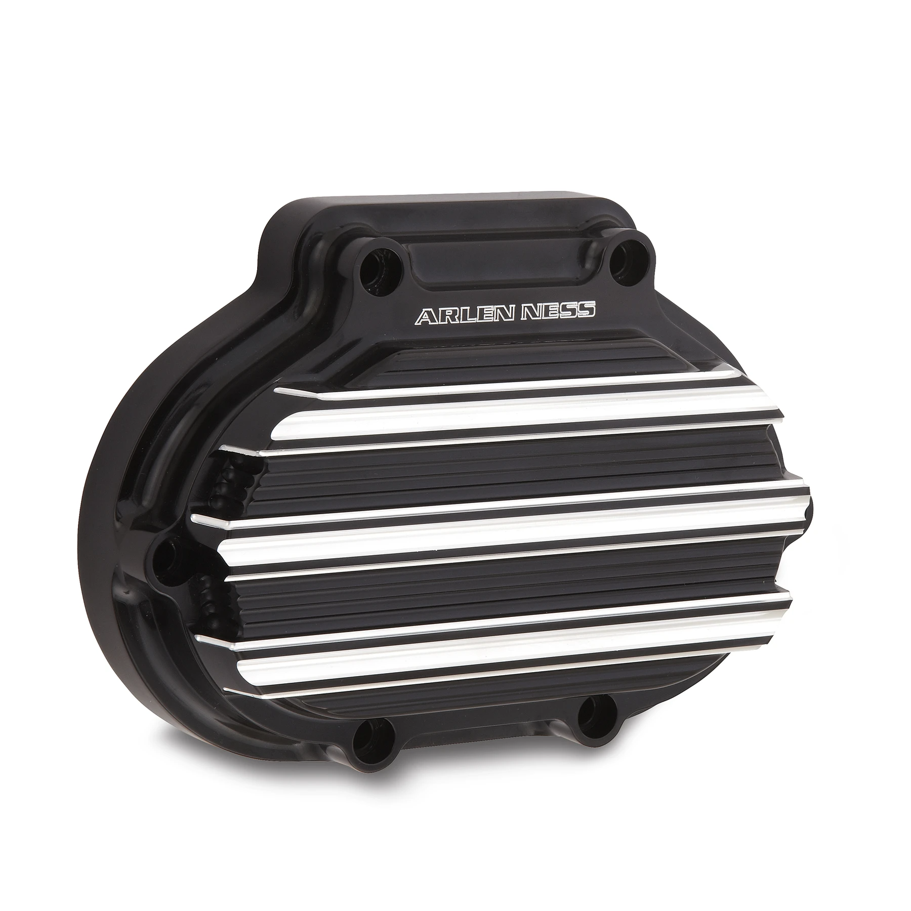 Arlen Ness 10 Gauge Transmission Side Cover Black Cut