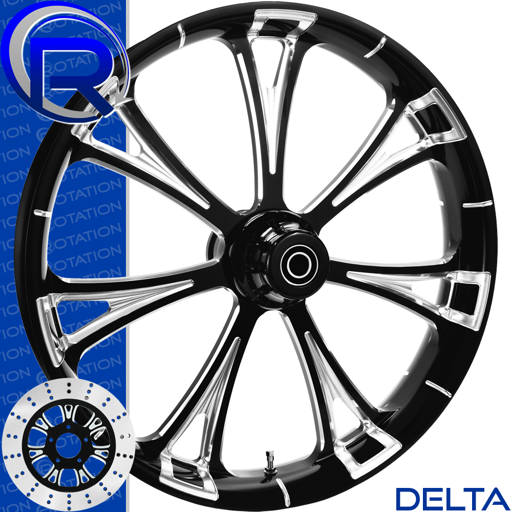 Rotation Delta DarkSide Softail Dyna VRod Sportster Wheel