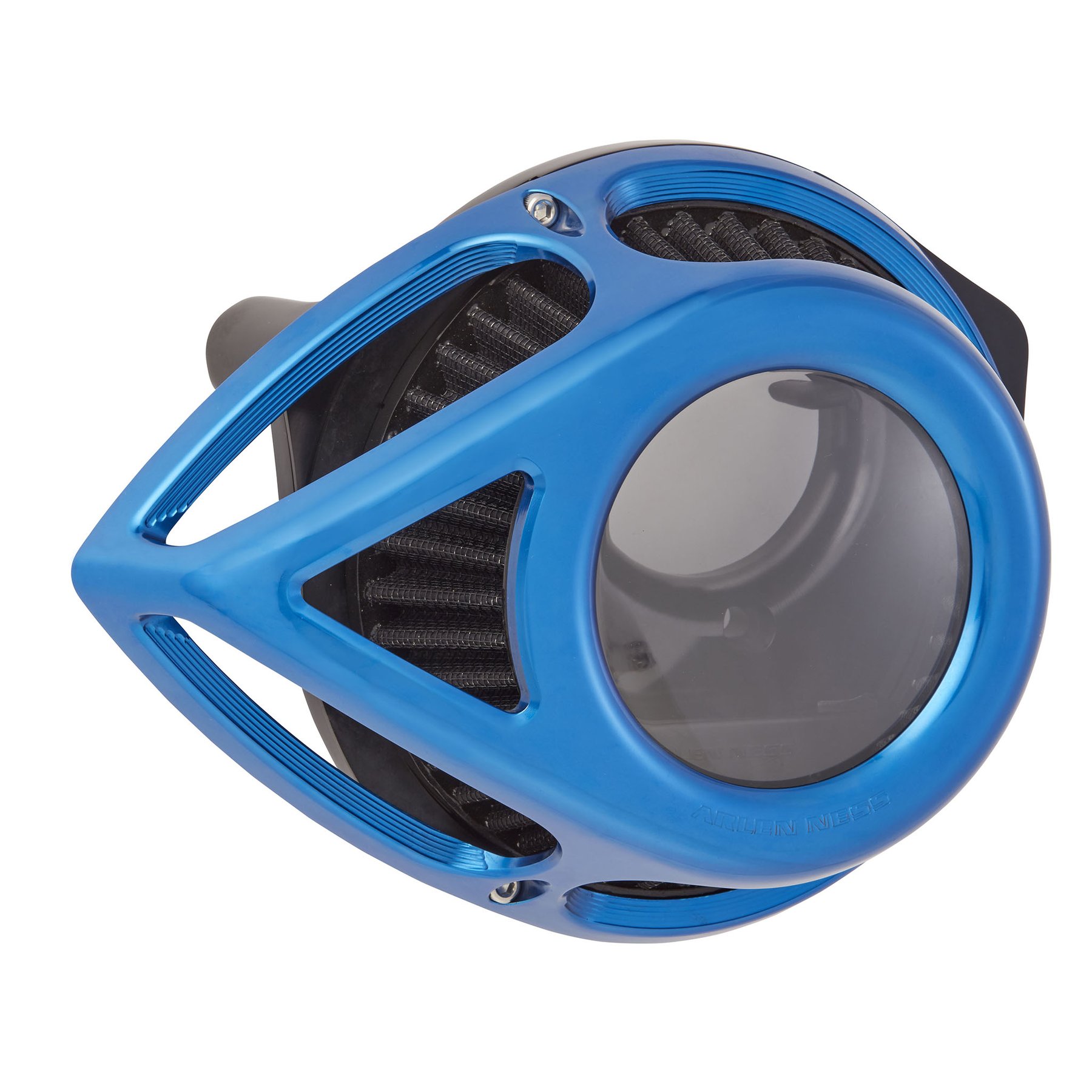 Arlen Ness Clear Tear Air Cleaner Blue