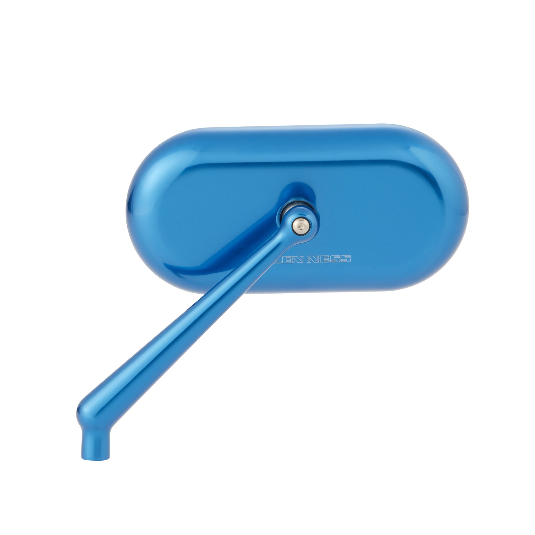 Arlen Ness Oval Mirror Blue