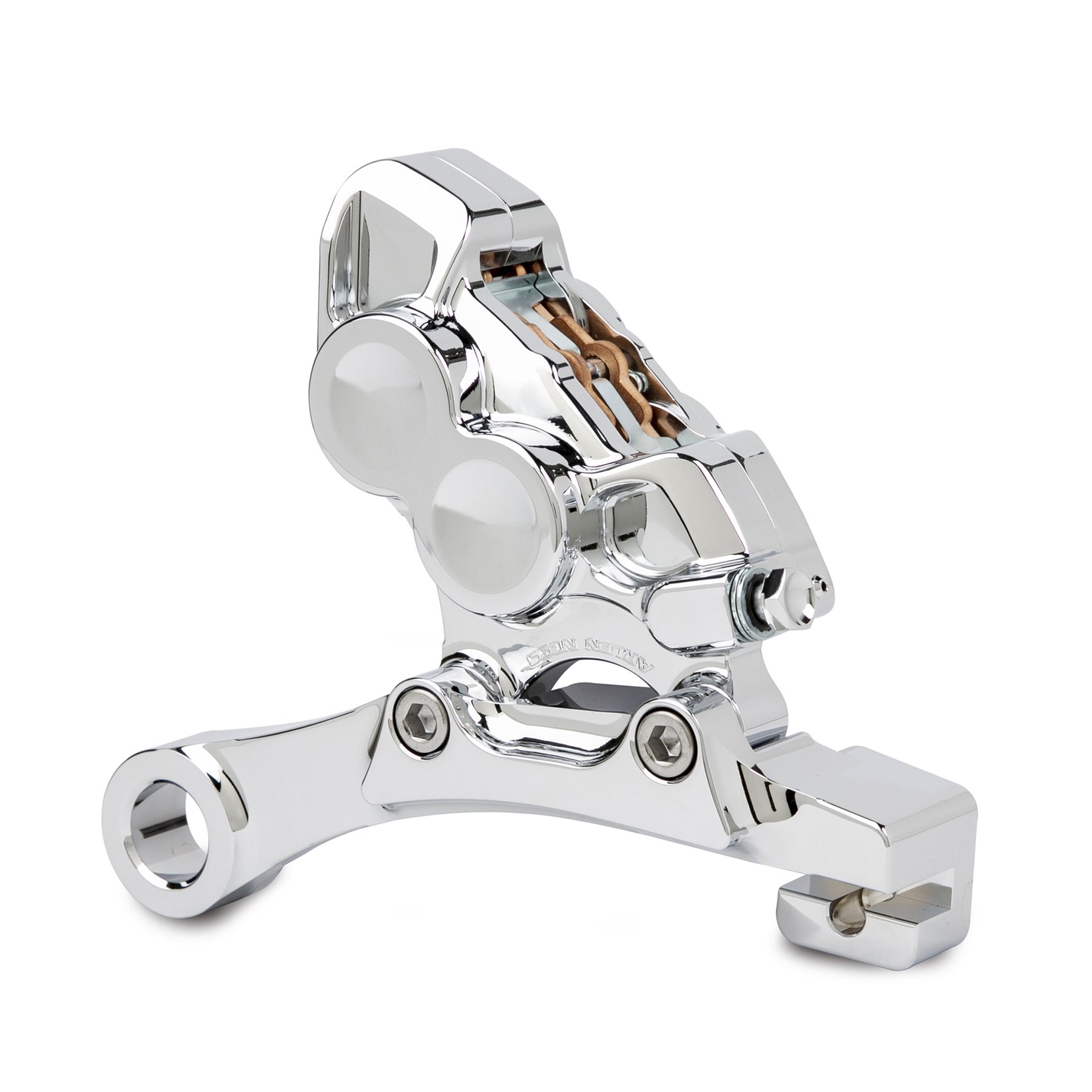 Arlen Ness Rear 4 Piston Brake Calipers Chrome