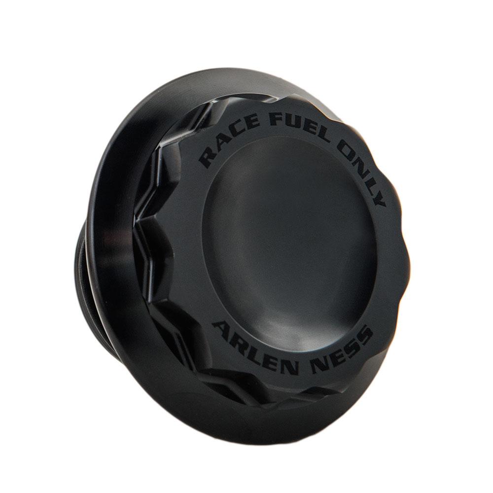 Arlen Ness 12 Point Gas Cap Black Harley | rotationwheels.com