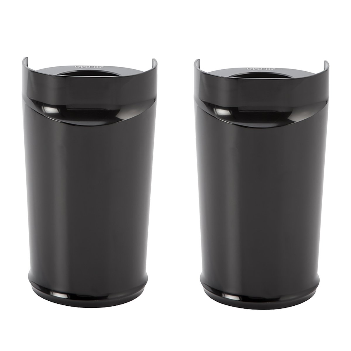 Arlen Ness Smooth Fork Cans Black 2014+ FLT