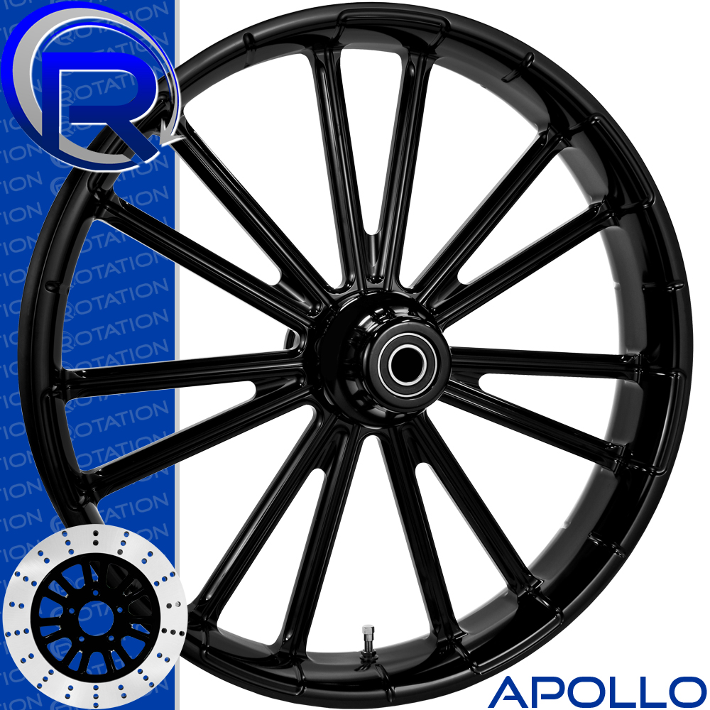 Rotation Apollo Gloss Black Metric Cruiser Wheel